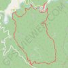 Sentier de la Diligence - Peyrolles GPS track, route, trail