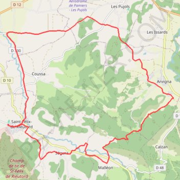 Bosse du Plantaurel GPS track, route, trail