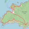 Sentier des Crêtes - Port-Cros GPS track, route, trail