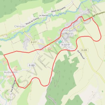La Ligne d'Anvin - Audrehem GPS track, route, trail