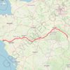 La Loire de Saint-Nazaire à Cosne-sur-Loire GPS track, route, trail
