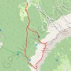 Tête des Chaudières depuis Correncon (Vercors) GPS track, route, trail
