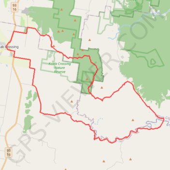 Flinders Peak - Undullah - Peak Crossing GPS track, route, trail
