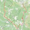 GR44A Des Vans (Ardèche) à Malons-et-Elze (Gard) GPS track, route, trail