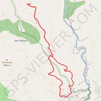 Sierra de Guara - Abrigos de Quizans GPS track, route, trail