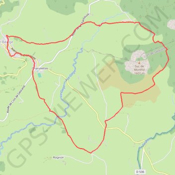 Tour du Montfol GPS track, route, trail