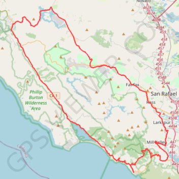 Point Reyes Loop GPS track, route, trail