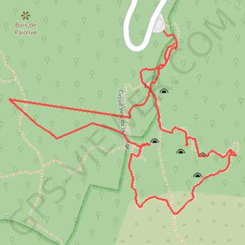 Marche vierge ardeche GPS track, route, trail