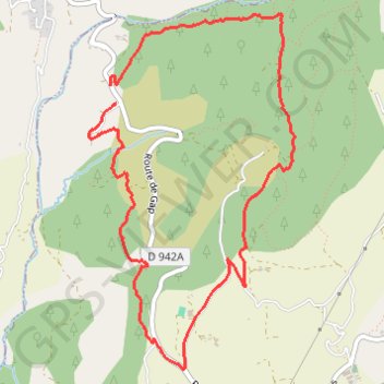Col de la Sentinelle GPS track, route, trail