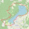 Tour du lac de Soustons GPS track, route, trail