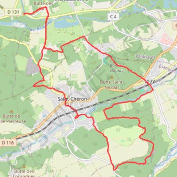 Le Val Saint-Germain GPS track, route, trail