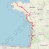 La Vélodyssée GPS track, route, trail