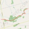 One last leg of the Bruce Trail after checkout GPS track, route, trail