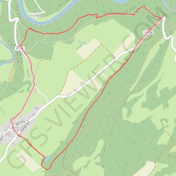 Belvédère de Lizine GPS track, route, trail