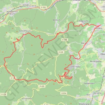 Circuit des myrtilles GPS track, route, trail