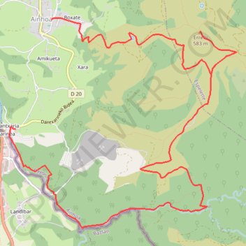 Labourd-j3 GPS track, route, trail