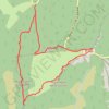 Rochers de la Sausse, Montagne de Chovet et Arche de Rucla GPS track, route, trail