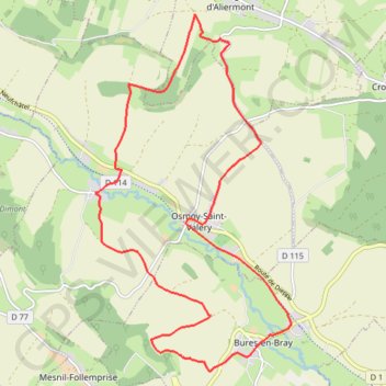Circuit de Bures-en-Bray GPS track, route, trail