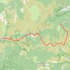 Un itinéraire du Pont-de-Montvert au Mas-de -la-Barque GPS track, route, trail