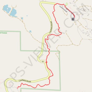 Palomar Observatory GPS track, route, trail