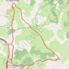 Rando Sud-Larzac Le Caylar - La Couvertoirade GPS track, route, trail