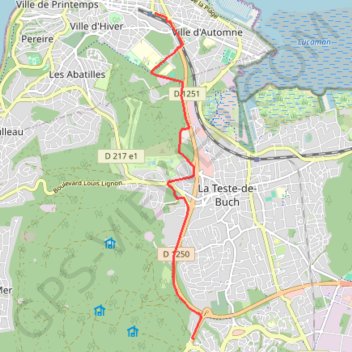Activity GPS track, route, trail