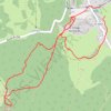 Les Chalets du Sire par le plateau sud GPS track, route, trail