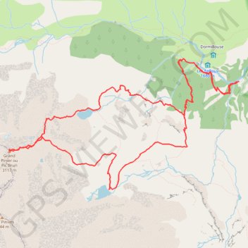 LE GRAND PINIER GPS track, route, trail