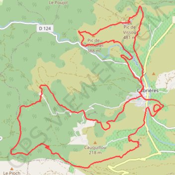 Reconnaissance nouveau parcours Trail de l'Estabel 😉 GPS track, route, trail