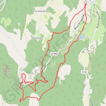 Les sentiers perdus de la Nesque GPS track, route, trail