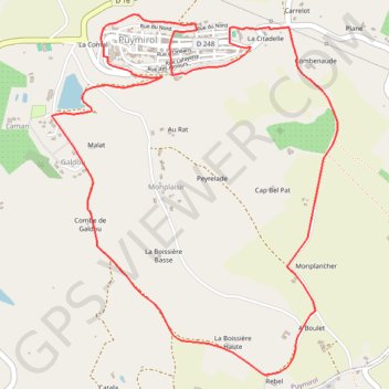 Puymirol, première bastide de l'Agenais - Pays de l'Agenais GPS track, route, trail