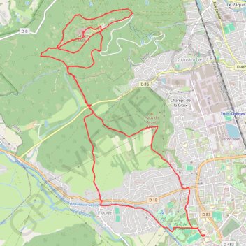 Le Salbert GPS track, route, trail