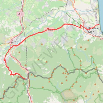 Le Perthus / Argelès-sur-Mer GPS track, route, trail