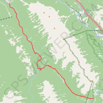 Goat Creek Trail GPS track, route, trail
