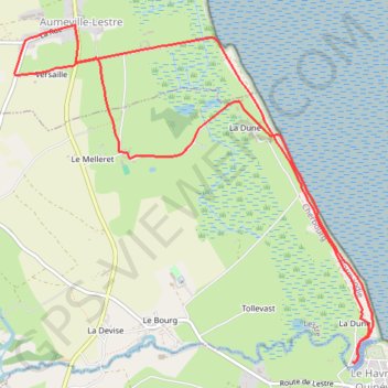 Quinéville (50310) GPS track, route, trail