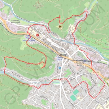 Marche Thann GPS track, route, trail