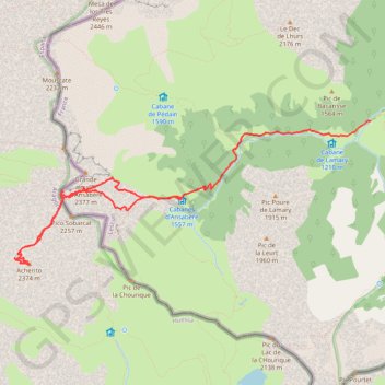 Mallo de acherito GPS track, route, trail