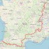 Hexatrek_Parcours_Complet_SOBO GPS track, route, trail
