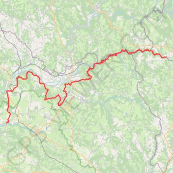 Laroquebrou - Rocamadour GPS track, route, trail