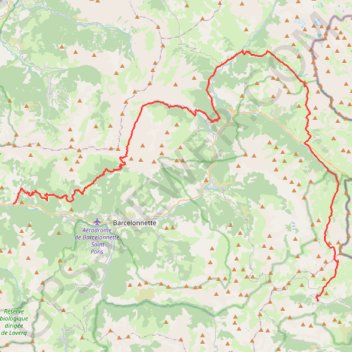 GR56 Randonnée de Moléans-Revel (Alpes-de-Haute-Provence) à Bousieyas (Saint-Dalmas-le-Selvage) (Alpes-Maritimes) GPS track, route, trail