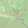 Dans la forêt de Roppeviller vers l’Alschlossfelsen GPS track, route, trail