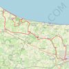 Bayeux Boucle ouest courte GPS track, route, trail