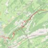 Grande Traversée du Jura (GTJ) - Les Seignes - Pontarlier GPS track, route, trail
