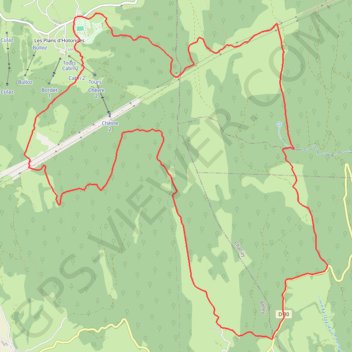 Les Plans d'Hotonnes GPS track, route, trail