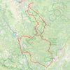 Trace Haute-loire / Ardèche / Lozère GPS track, route, trail