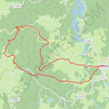 Brassy - Sommee - Brassy GPS track, route, trail