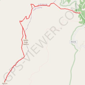 Mount Nebo and North Peak GPS track, route, trail