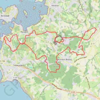 Toeno_25km GPS track, route, trail