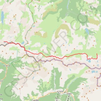 Pyrénées HRP GPS track, route, trail