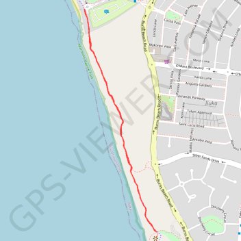 Burns Beach GPS track, route, trail